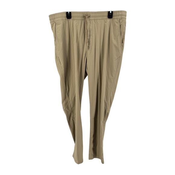 All In Motion Men's Khakti Tan Lightwight Ripstop Pants Size Large Inseam 31 - Picture 1 of 4